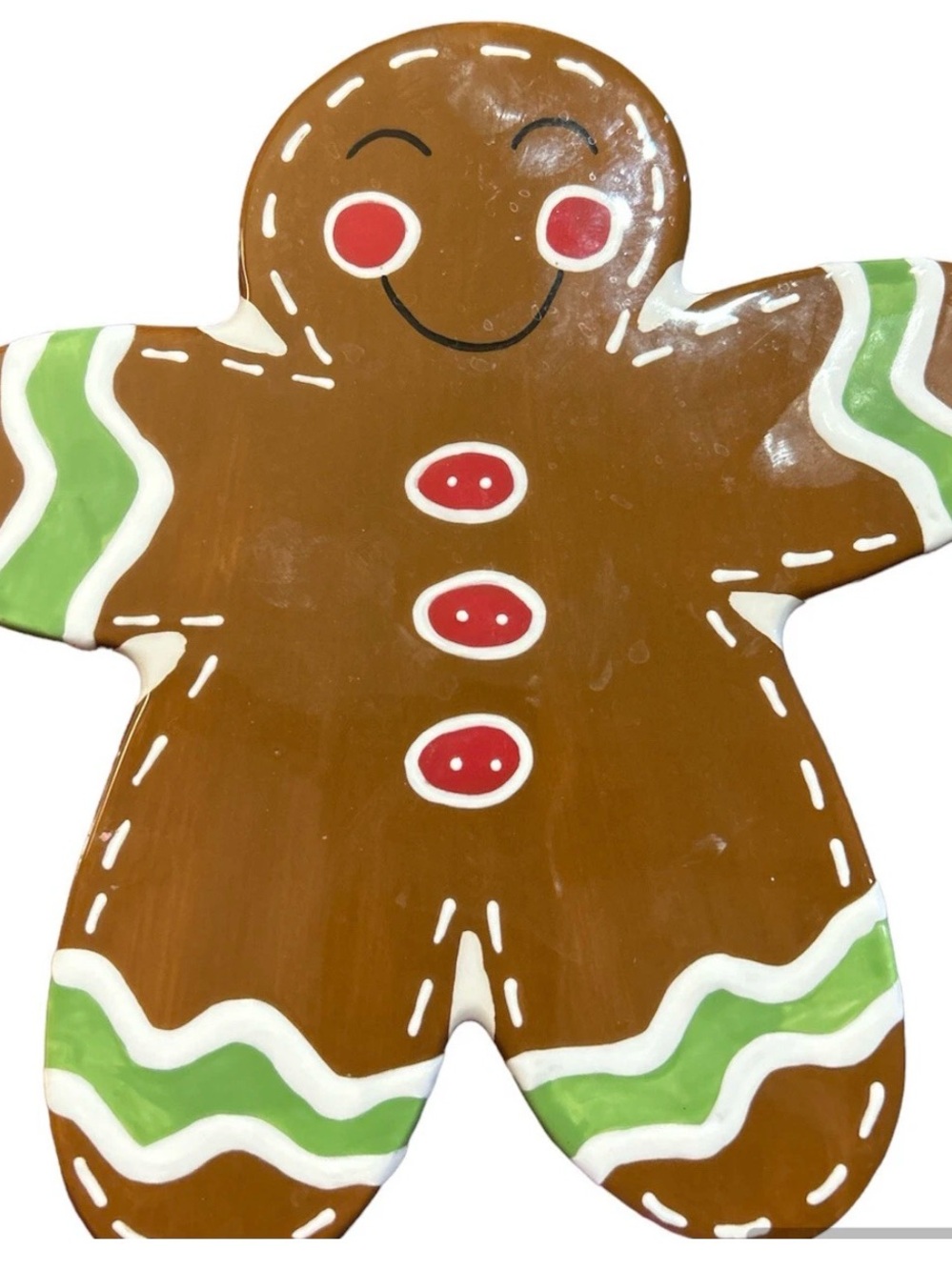 COTON COLORS  Happy Everything Large Attachment 2011 Gingerbread Man